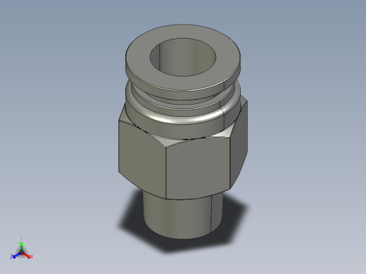 SSC螺纹直通管接头SSC08-01step主视缩略图