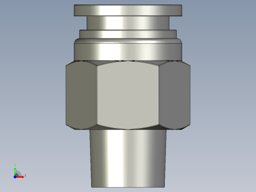 SSC螺纹直通管接头SSC08-01step前视缩略图