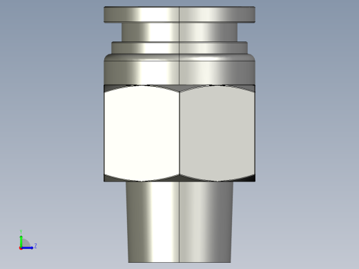 SSC螺纹直通管接头SSC08-01step左视缩略图