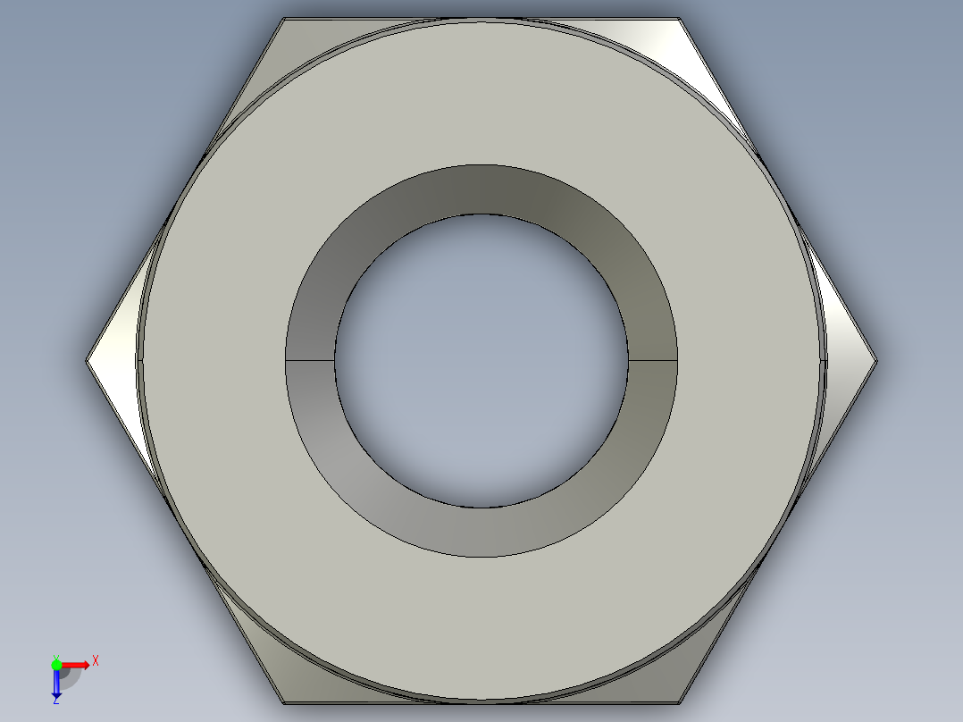 SSC螺纹直通管接头SSC08-01step俯视图