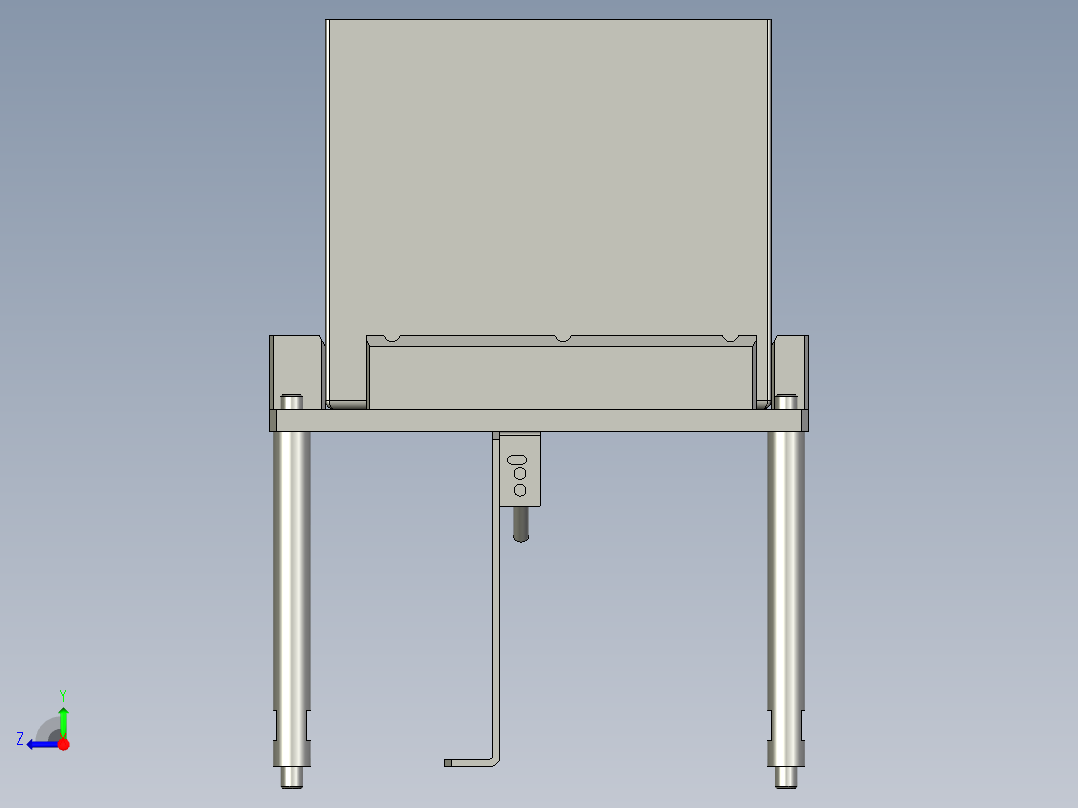 废料组件右视图