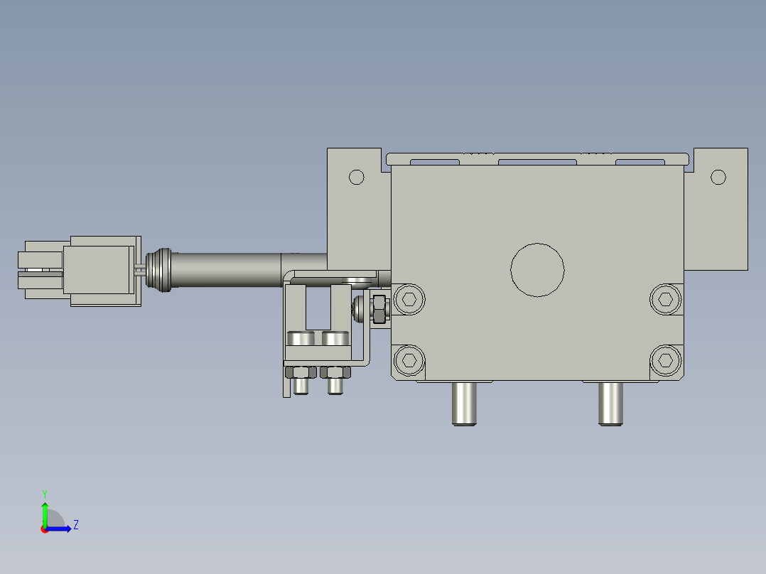 KK模组HIWINKK6010P-200A1-F0C左视图