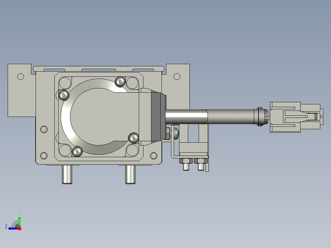 KK模组HIWINKK6010P-200A1-F0C右视图