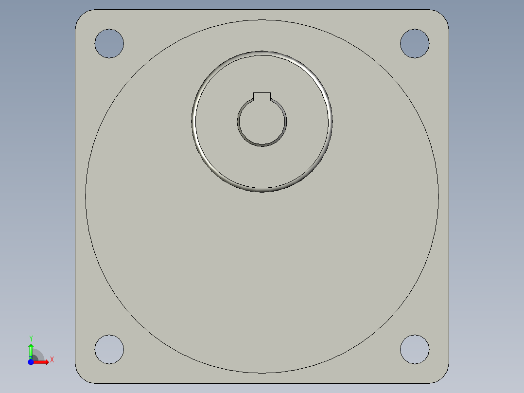 调速马达5IK40R-5GN95K前视图