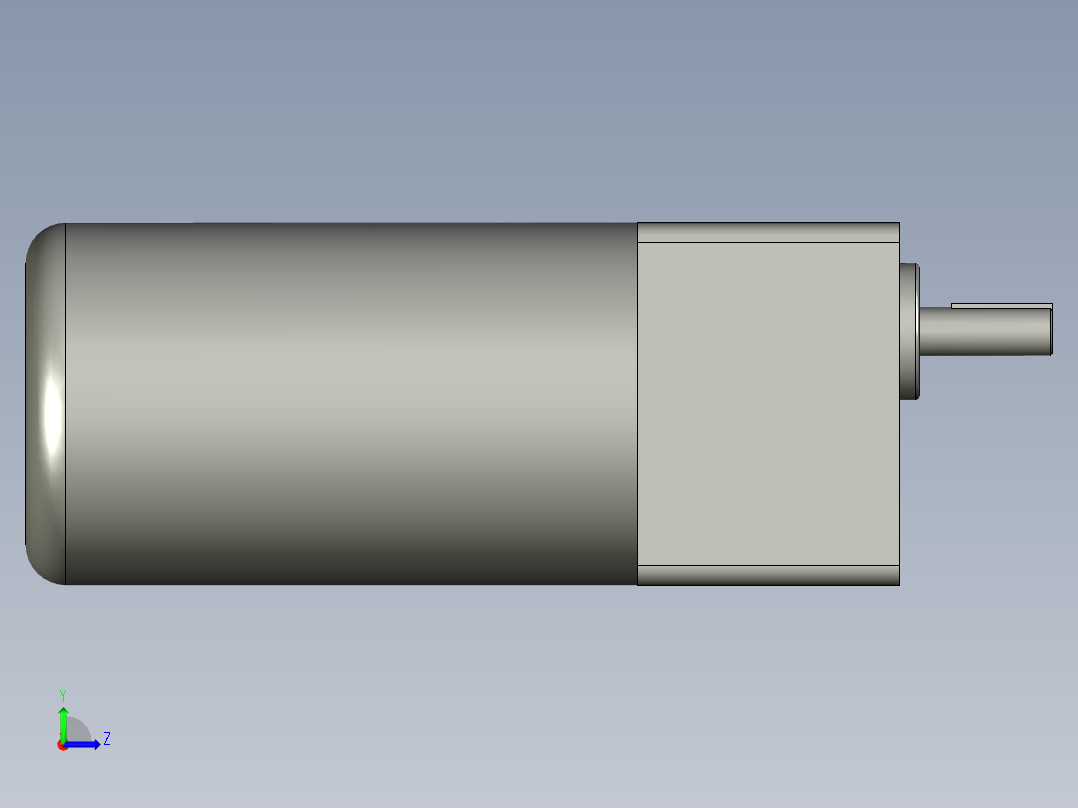 调速马达5IK40R-5GN95K左视图