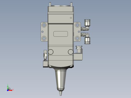 F04直角切割头聚焦部装(1)_1前视缩略图