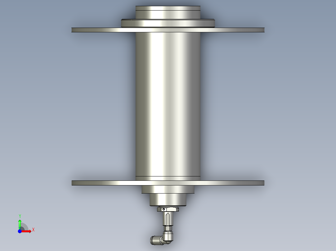 XY0003-05-03气涨轴安装组件D11前视图