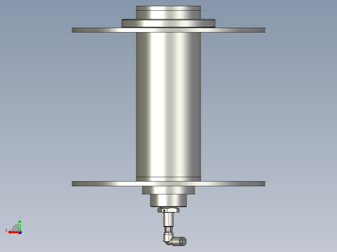 XY0003-05-03气涨轴安装组件D11后视图
