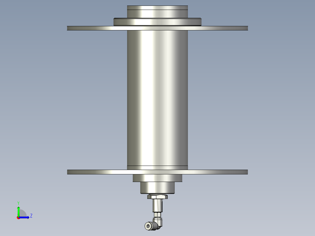 XY0003-05-03气涨轴安装组件D11左视图