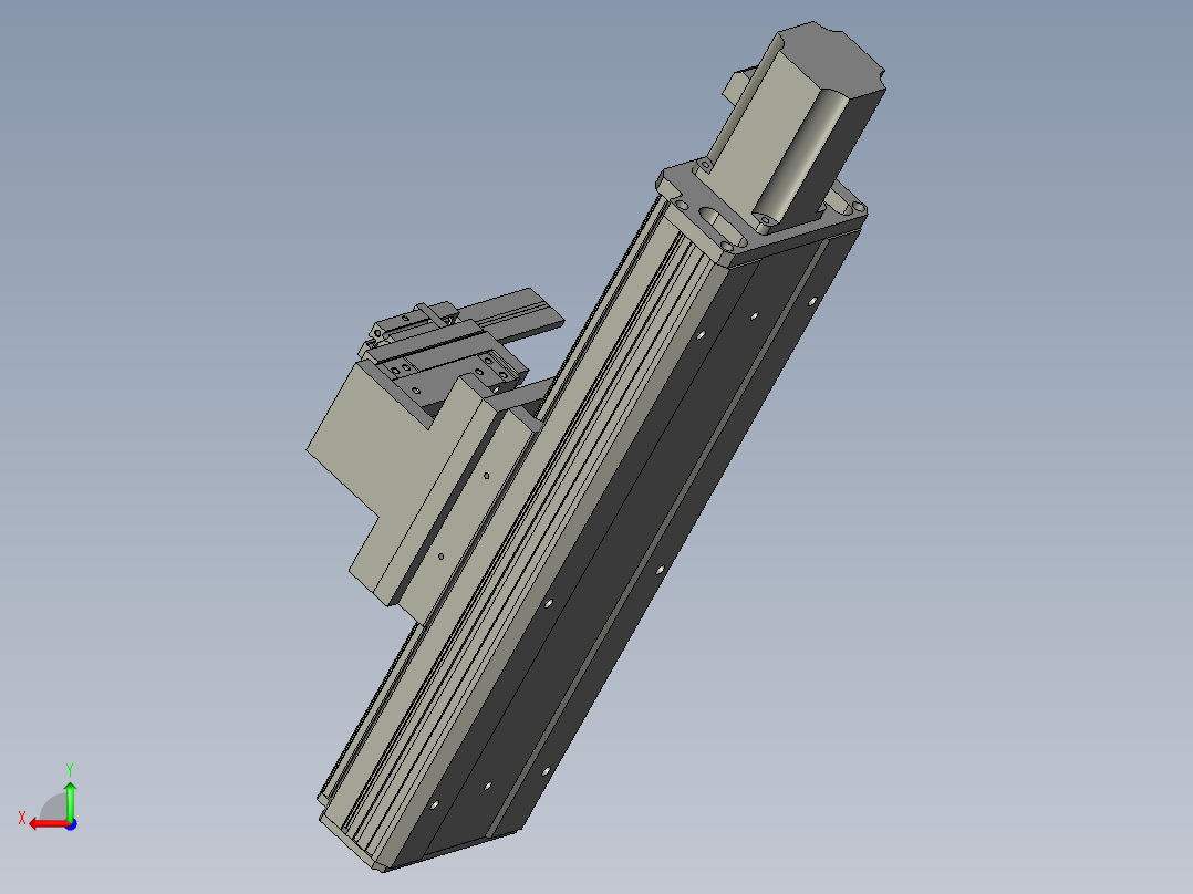 胶纸拉料后视图