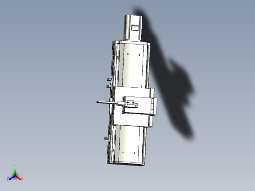 胶纸拉料正等轴测缩略图