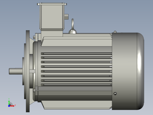 机座不带底脚端盖有凸缘(TK)63M前视缩略图