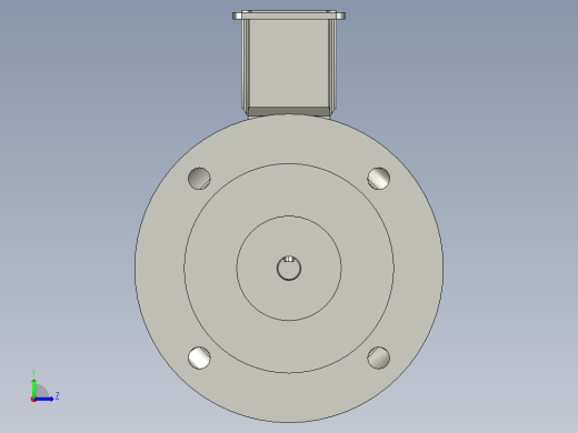 机座不带底脚端盖有凸缘(TK)63M左视缩略图