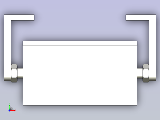 SMC双头气缸CA2WL50-25(0_0_0)前视缩略图