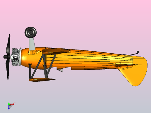 RC 波音斯蒂尔曼 PT-17 160CC 星形燃气发动机，20 公斤怪物俯视缩略图