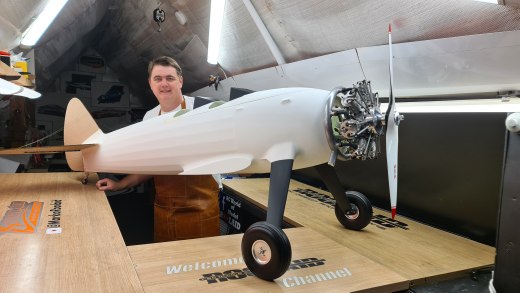 RC 波音斯蒂尔曼 PT-17 160CC 星形燃气发动机，20 公斤怪物缩略图