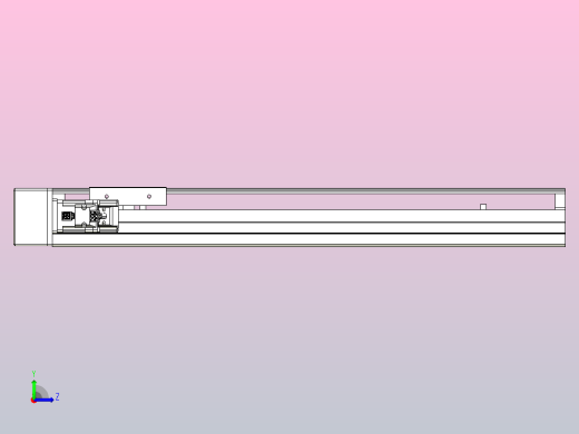 MTH12标准螺杆滑台[MTH12-L#-400-BL-P10-C3]左视缩略图
