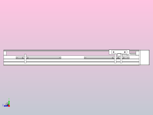 MTH12标准螺杆滑台[MTH12-L#-400-BL-P10-C3]右视缩略图