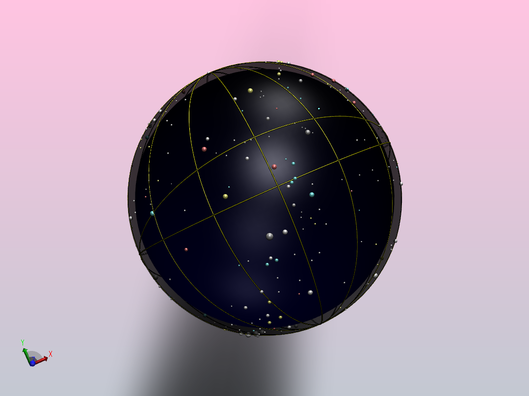 星际地球仪主视图