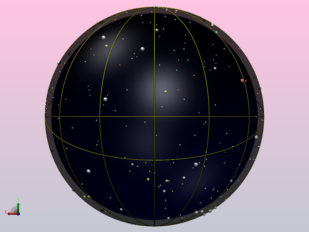 星际地球仪后视图