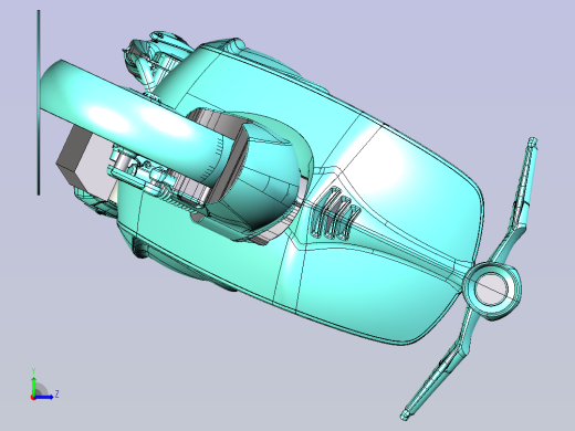 A0005162-Vespa 装饰品摩托车模型左视缩略图