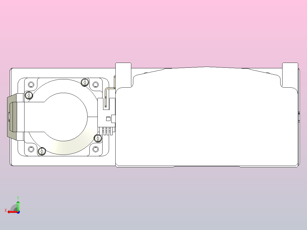 日规模组半封闭丝杆TPA-HNR-140D-2010C-L1400-MR-Y-P400-N3后视图