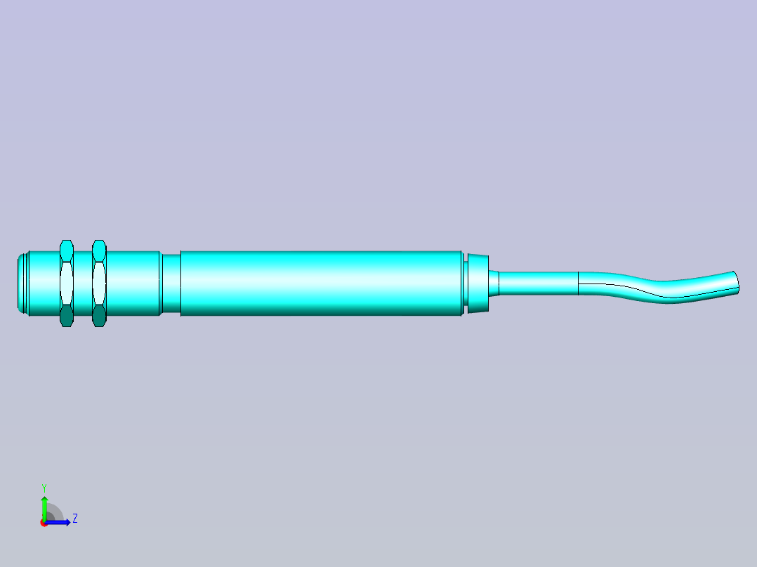 深浦红外温度传感器 TS-H1000左视图
