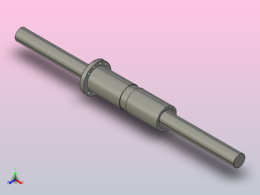 DKFZD6330-5滚珠丝杆3D模型