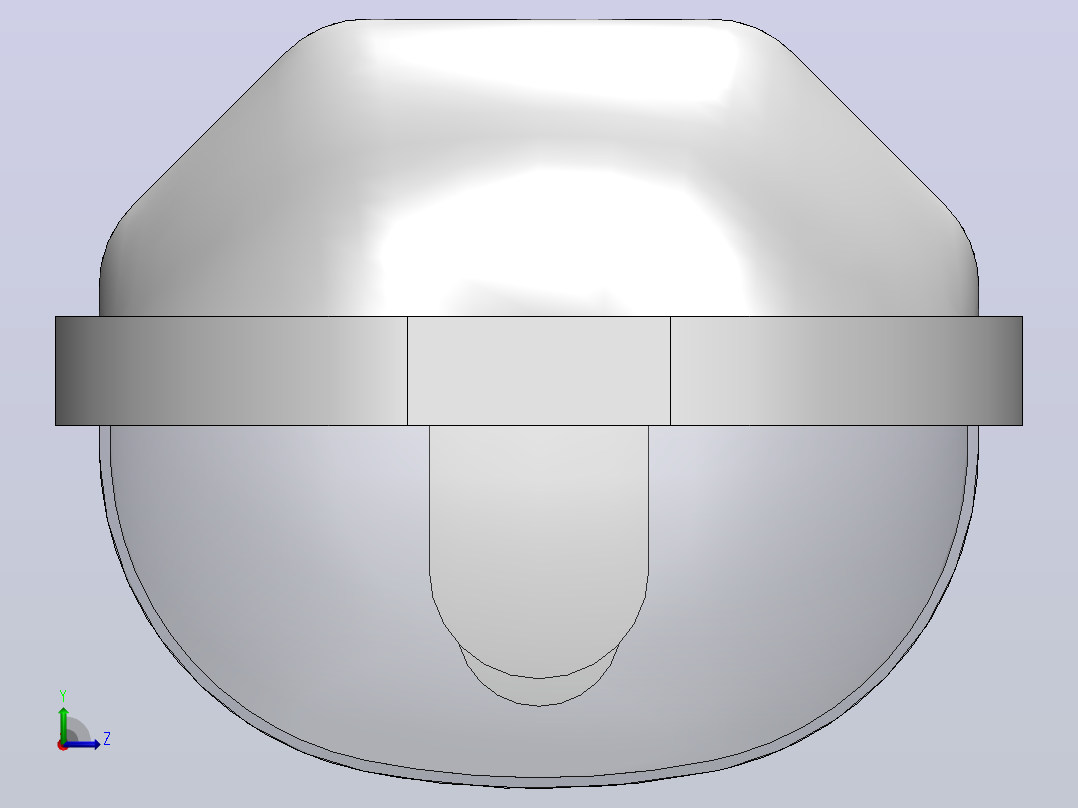 密封式 LED 灯具防尘模块 Sylvania左视图