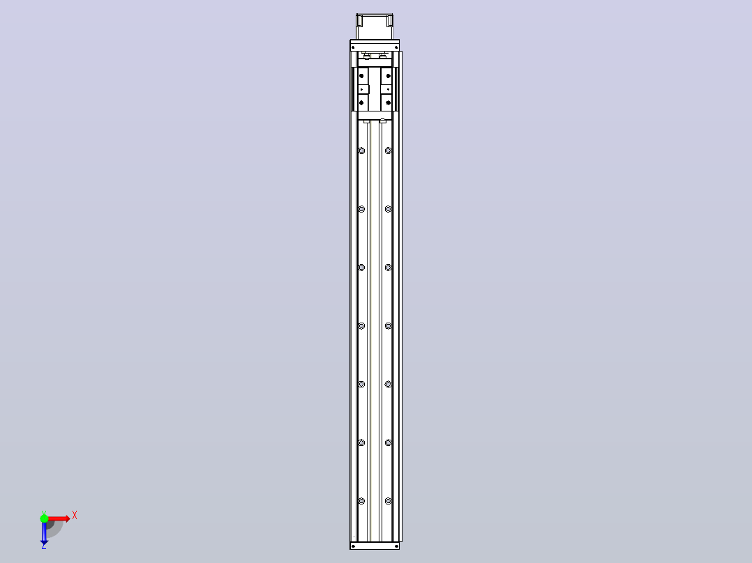 钢基模组TPA-KSR-8610C-840A1-MP-H0S0俯视图