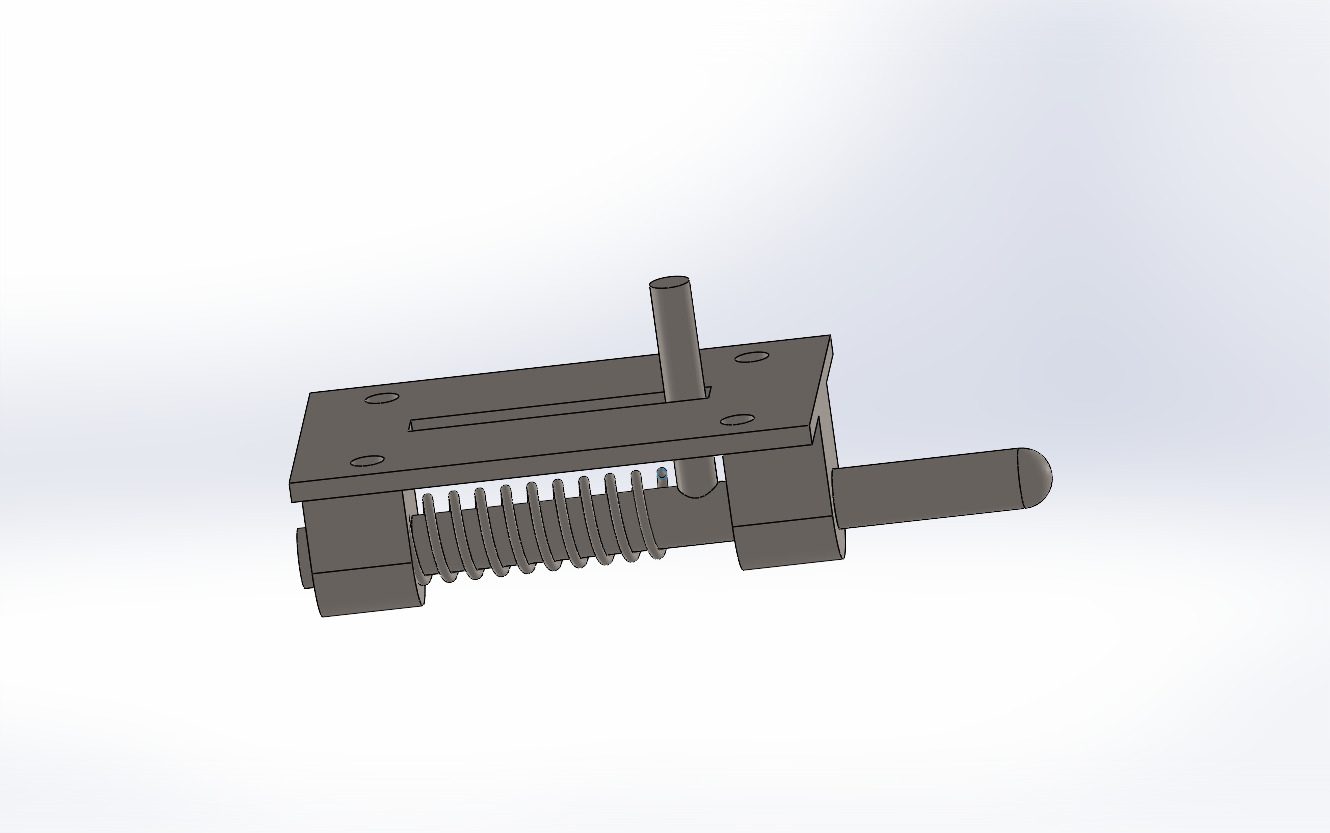 弹簧闩锁