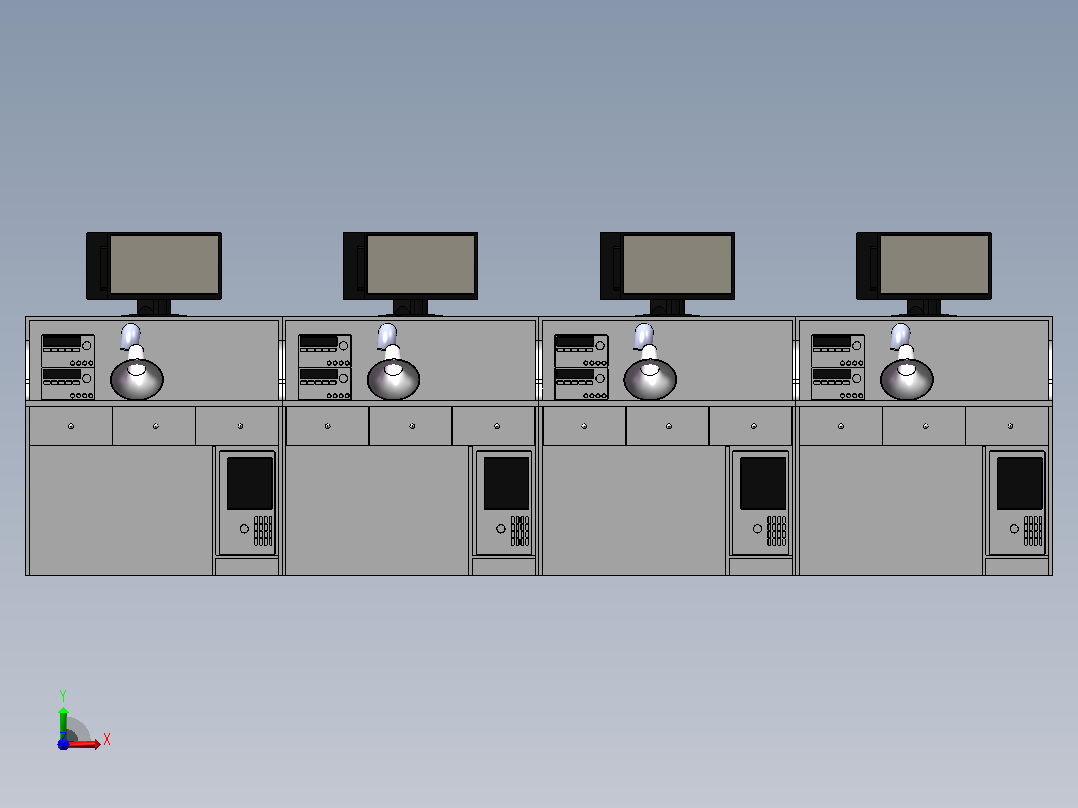 PCB工作台前视图