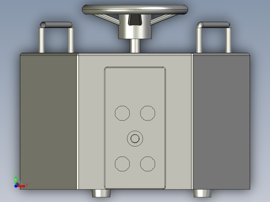 TDGC2J-3接触调压器三维模型202011前视图