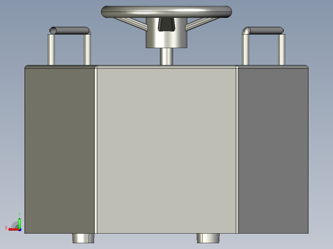 TDGC2J-3接触调压器三维模型202011后视图