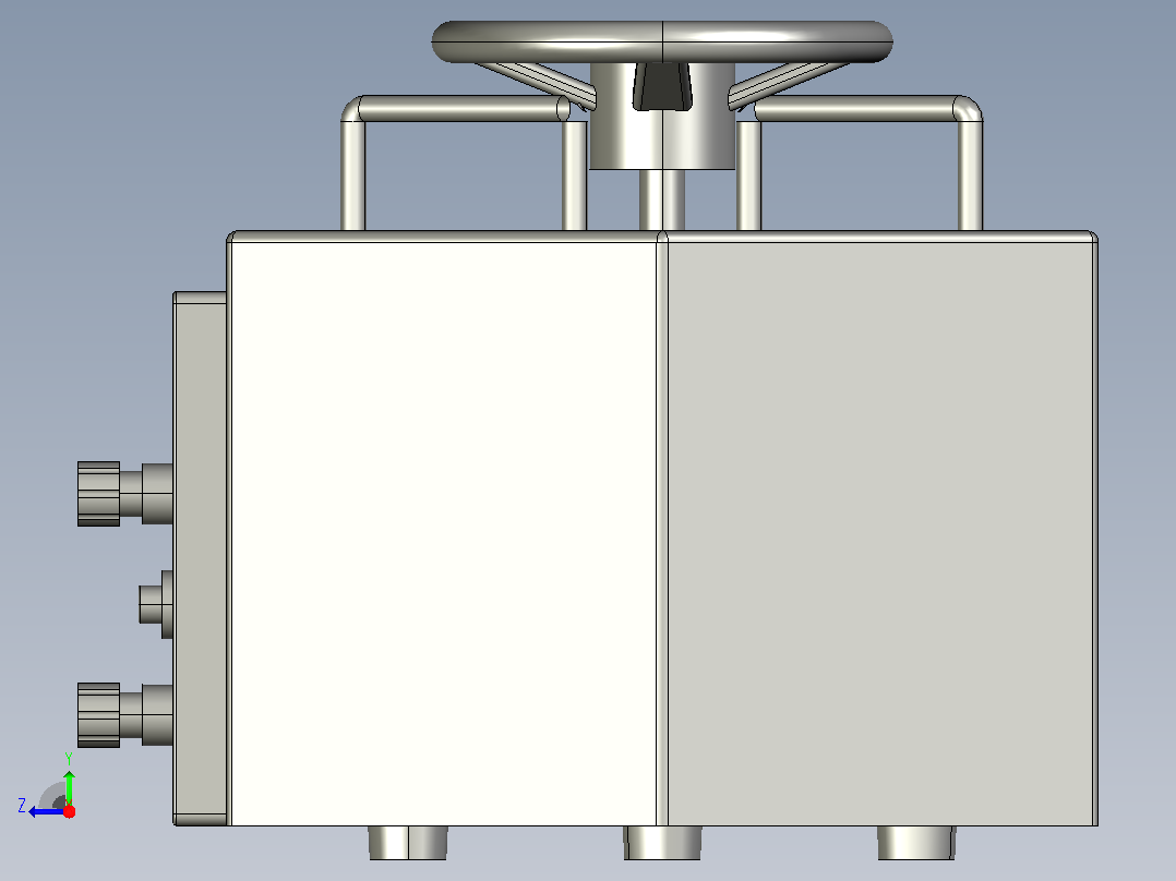 TDGC2J-3接触调压器三维模型202011右视图