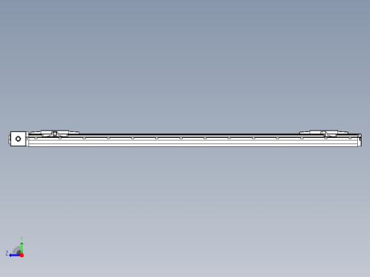 皮带直线轴双滑块型TPA-GCBS-120-P70-L450-DR-M20-N3右视缩略图