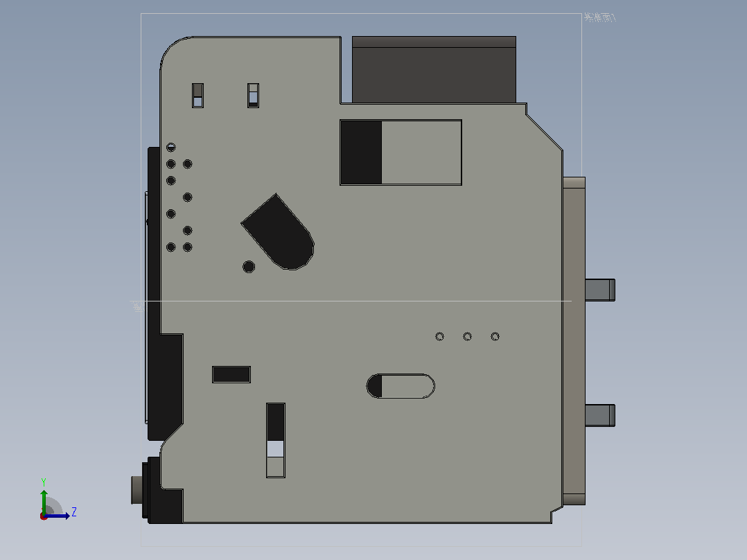 施耐德MTE-3200-4P框架断路器 216610==wb15左视图