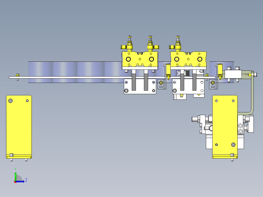制动器机构左视图