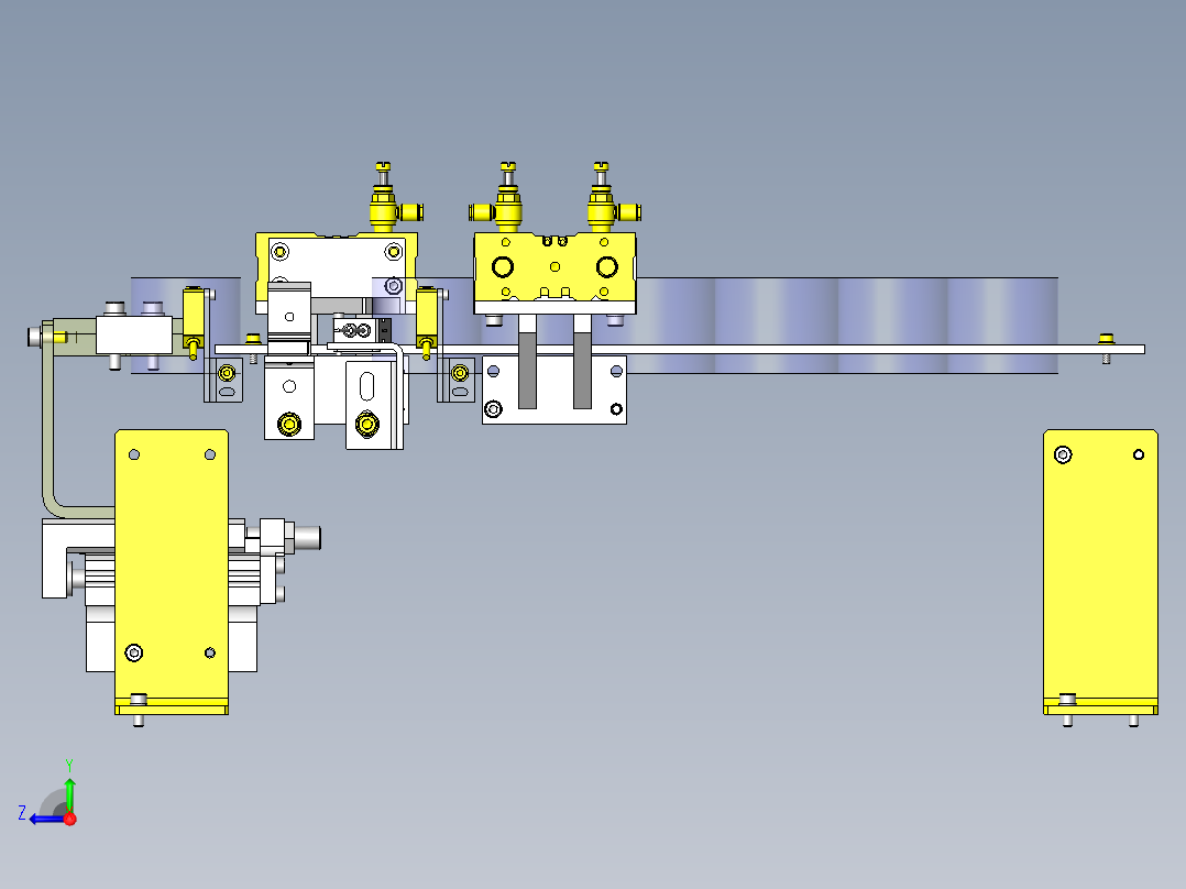 制动器机构右视图