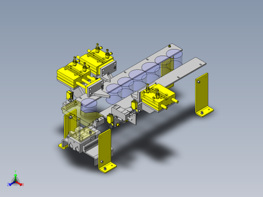 制动器机构正等轴测缩略图