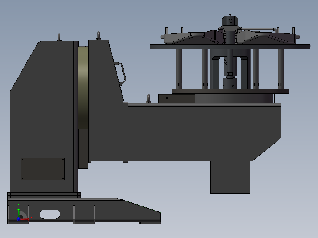 K3473-L型变位机前视图