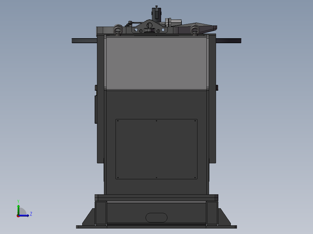 K3473-L型变位机左视图