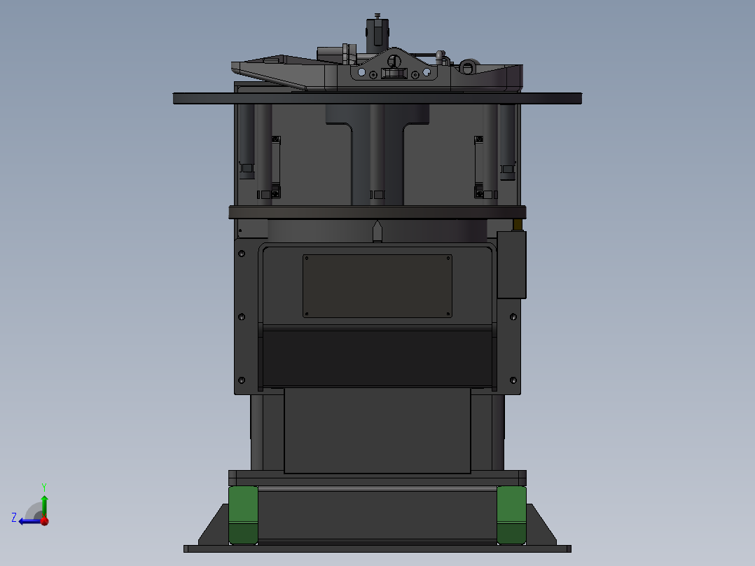 K3473-L型变位机右视图