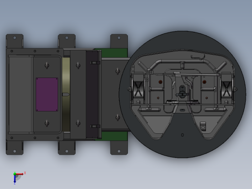 K3473-L型变位机俯视缩略图