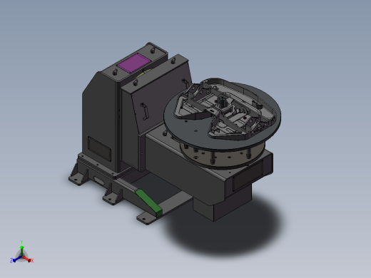 K3473-L型变位机正等轴测缩略图