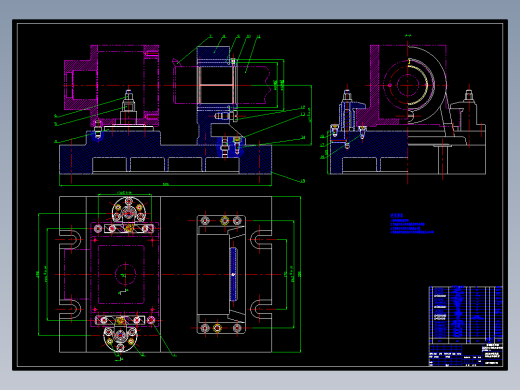 工艺夹具-AVC1200电机座的工艺及其镗孔夹具设计