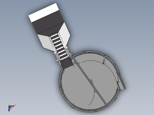 旋转上料分拣机2018可编辑俯视缩略图