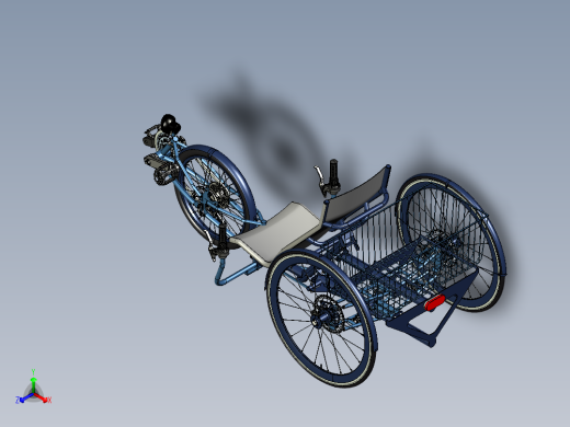 Aptilla脚踏卧式三轮车