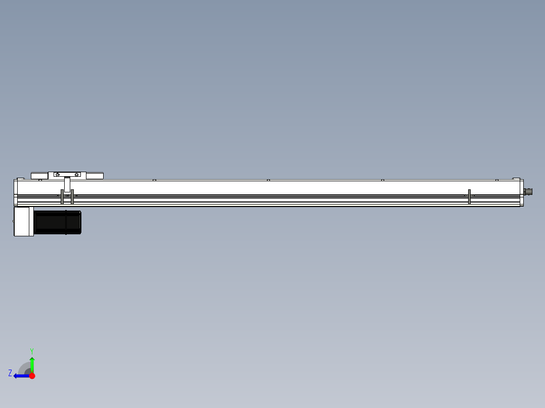 Toyo东佑达直线模组-ECH14-1050-BM-400W右视图