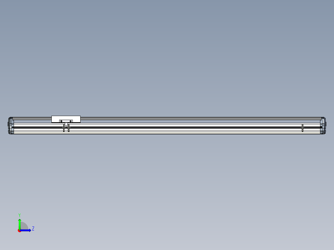 Toyo东佑达直线模组-ETH17-1250-M-煞車-組合左视图